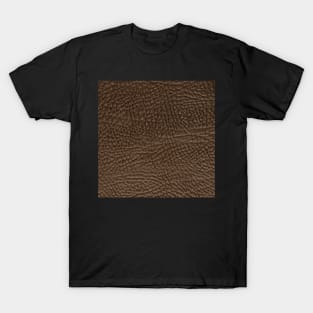 Brown leather texture closeup T-Shirt